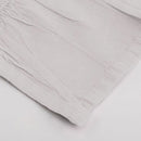 Biela bavlnená štóla s volánikmi