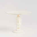 Biely vianočný podnos z tvrdeného porcelánu.