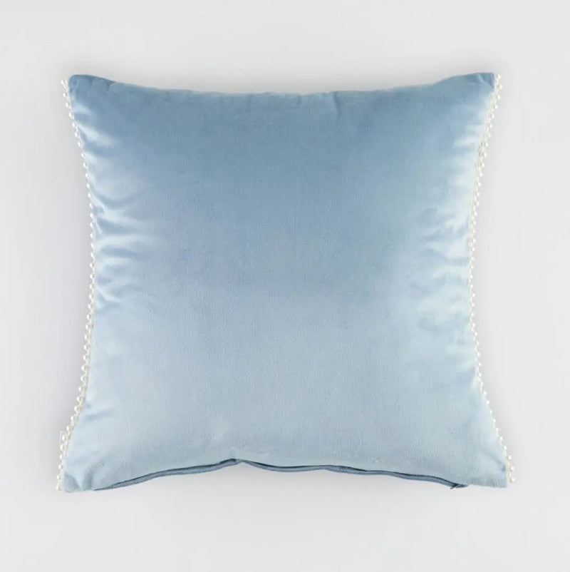 Modrá polyesterová obliečka na vankúš