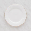 Biely dezertný tanier. 