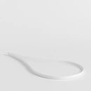 Biela porcelánová tácka.