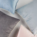 Modrá polyesterová obliečka na vankúš