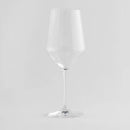 Transparentný pohár na víno z krištáľového skla