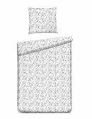 Sú to biele obliečky s kvetmi ako stvorené pre milovníkov neutrálnych farieb. 