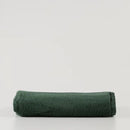 Zelený uterák vyrobený z bavlnených a bambusových tkanín