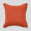 Oranžová bavlnená obliečka na vankúš