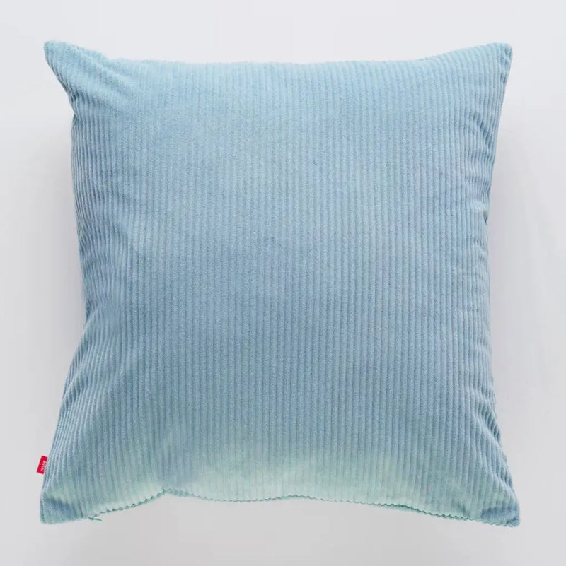 Modrá obliečka na vankúš.