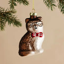 Hnedá vianočná ozdoba.