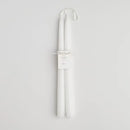 Biele vianočné sviečky. 