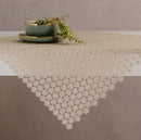 Zlatý polyesterový obrus s pridaným metalizovaným vláknom