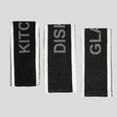 Čierna sada kuchynských utierok