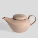 Ružový porcelánový čajník. 