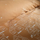 Hnedé vianočné obliečky