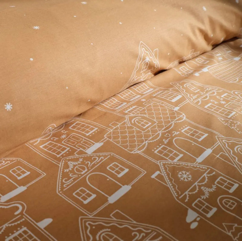 Hnedé vianočné obliečky