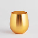 Zlatá vonná sviečka v kovovom ráme