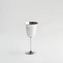 Strieborný vianočný pohár na víno.