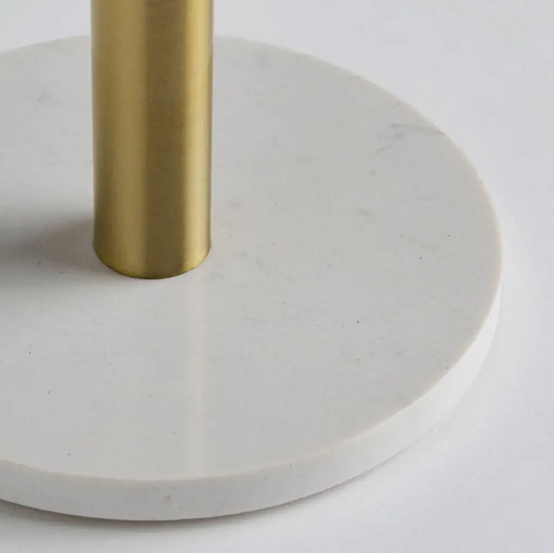 Bielo zlatý stojan na papier.