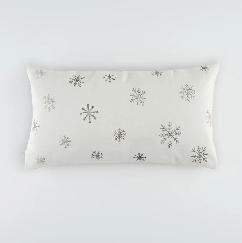 Béžová vianočná polyesterová obliečka.