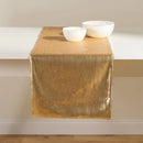 Zlatá polyesterová štóla s flitrami.