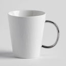 Bielo strieborný hrnček. 