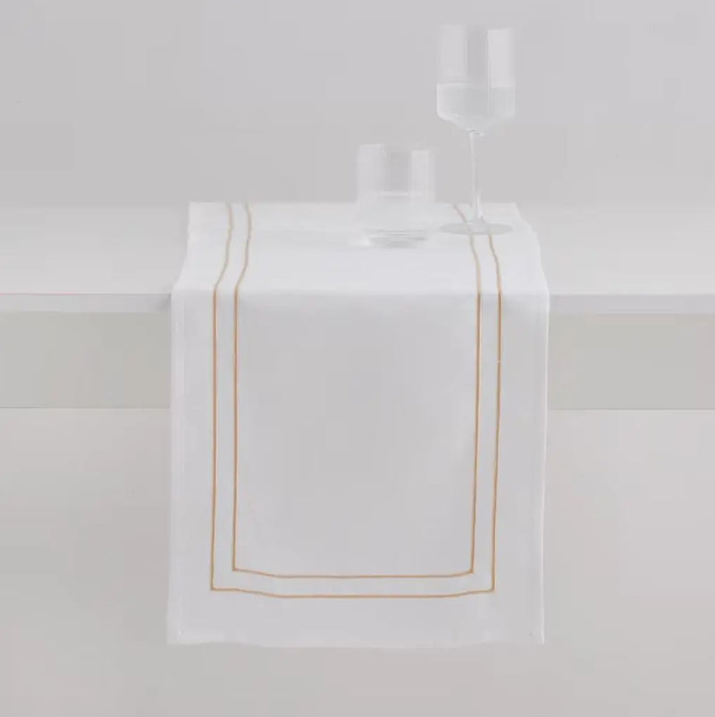 Bielo zlatá polyesterová štóla.