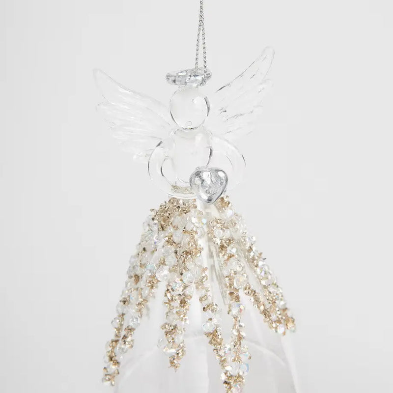 Sklenená zavesná dekorácia ENHELINI HomeYou.sk