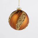 Hnedá vianočná ozdoba.