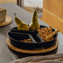 Čierna servírovacia sada misiek.