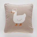 Béžová detská obliečka na vankúš.