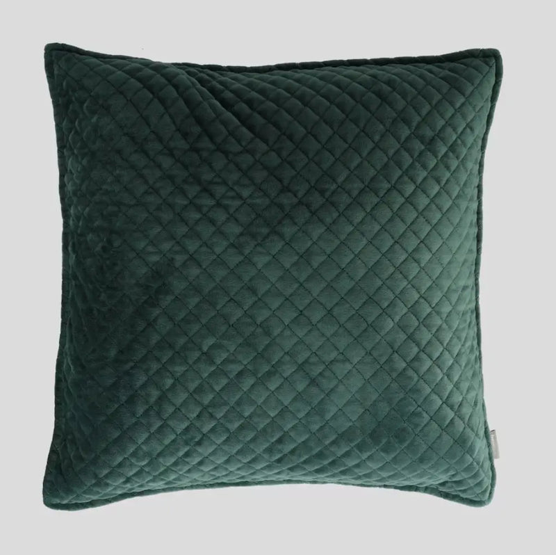 Zelená obliečka na vankúš. 