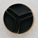 Čierna servírovacia sada misiek.