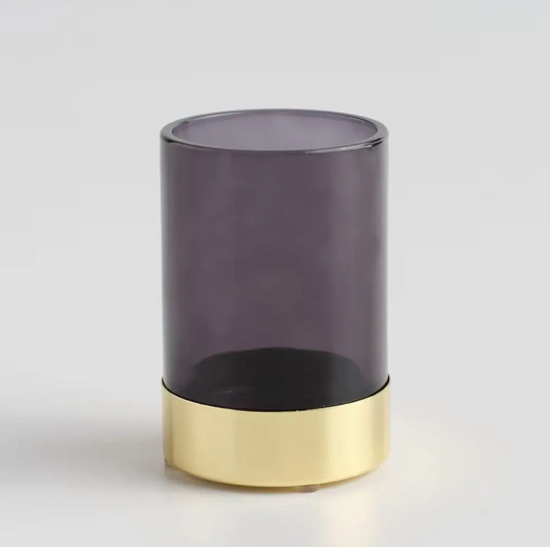 Čierno zlatý kúpeľňový pohár