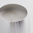 Strieborná vonná sviečka v kovovom ráme