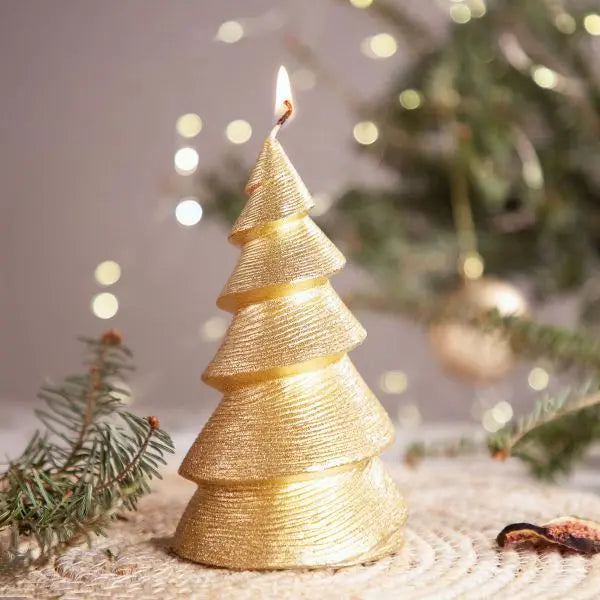 Vianočná zlatá sviečka LAPLAND HomeYou.sk