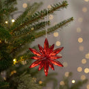 Vianočná  červená snehová vločka ASTRE - homeyou