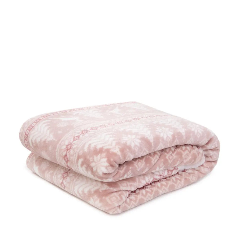 Vianočná deka BARGO ružová HomeYou.sk