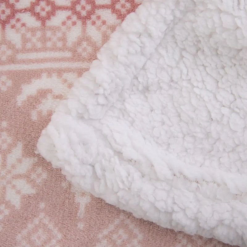 Vianočná deka BARGO ružová HomeYou.sk