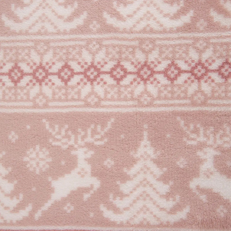 Vianočná deka BARGO ružová HomeYou.sk