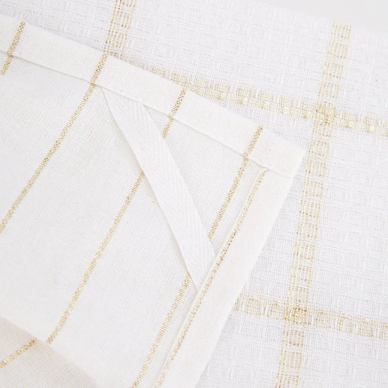 Sada kuchynských utierok TIDA biela a zlatá HomeYou.sk