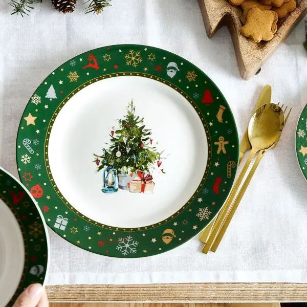 Vianočný plytký tanier KALVEN HomeYou.sk