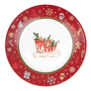 Dezertný tanier s vianočným vzorom KALVEN HomeYou.sk