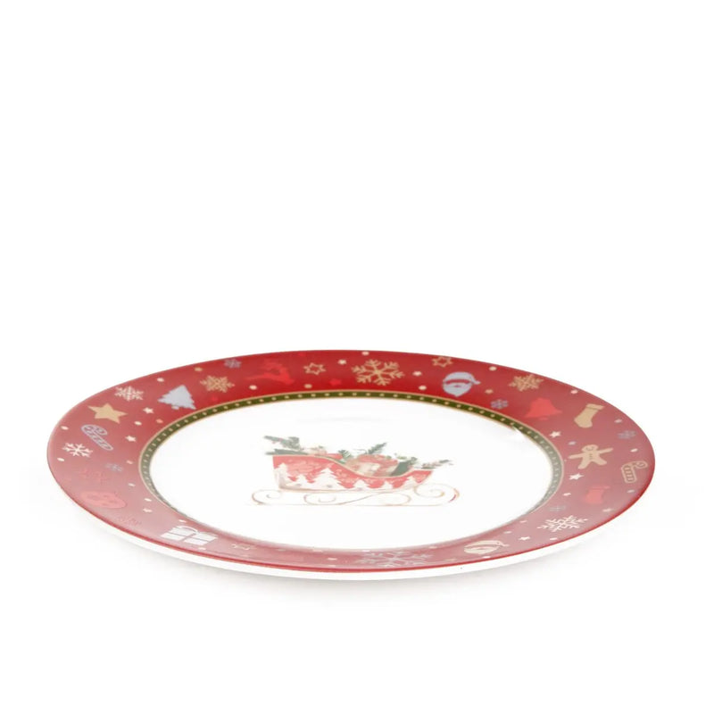 Dezertný tanier s vianočným vzorom KALVEN HomeYou.sk