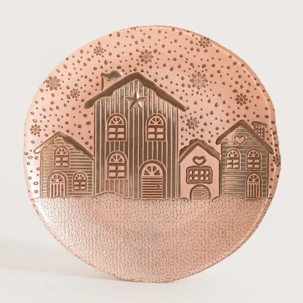 Vianočný tanier sklenený FAROS HomeYou.sk