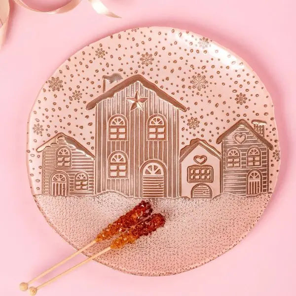 Vianočný tanier sklenený FAROS HomeYou.sk