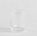 Transparentný pohár.