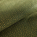 Zelené bavlnené obliečky zdobené jemným vzorom