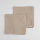 Béžové bavlnené prestieranie. 