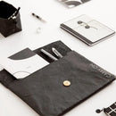 Sada dvoch čiernych organizérov.