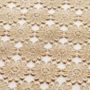 Zlatý polyesterový obrus s pridaným metalizovaným vláknom