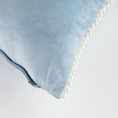 Modrá polyesterová obliečka na vankúš